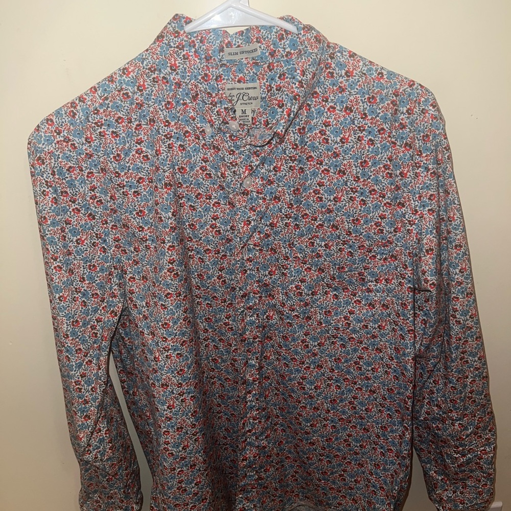 J. Crew Floral Button Down Shirt
